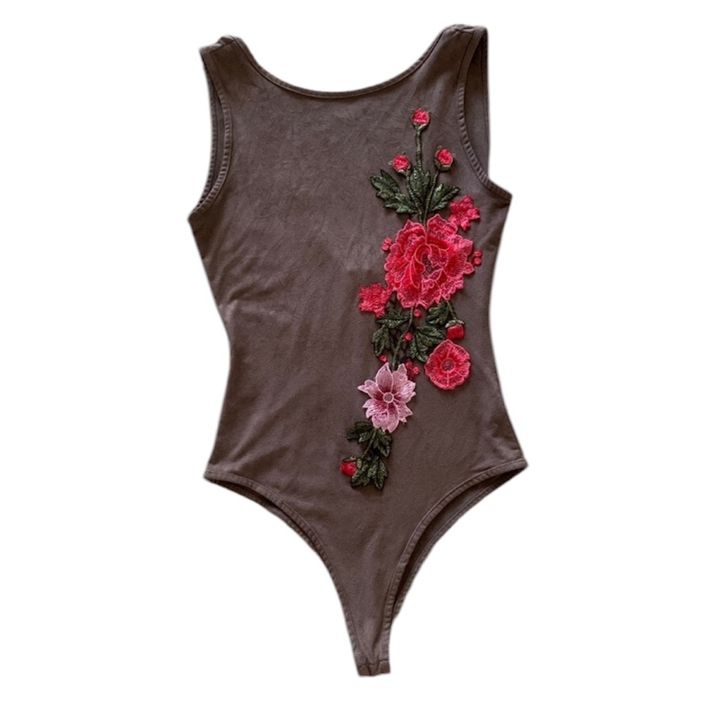 Embroidered Bodysuit